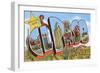 Greetings from El Paso, Texas-null-Framed Art Print