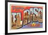 Greetings from El Paso, Texas-null-Framed Premium Giclee Print