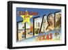 Greetings from El Paso, Texas-null-Framed Art Print