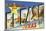 Greetings from El Paso, Texas-null-Mounted Art Print