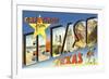 Greetings from El Paso, Texas-null-Framed Art Print