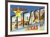 Greetings from El Paso, Texas-null-Framed Premium Giclee Print