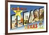 Greetings from El Paso, Texas-null-Framed Premium Giclee Print