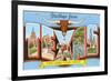 Greetings from el Paso-null-Framed Premium Giclee Print