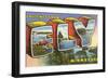 Greetings from Ely, Minnesota-null-Framed Art Print