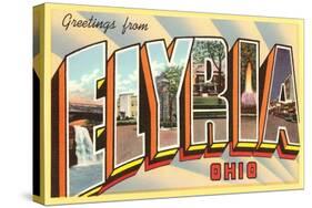 Greetings from Elyria, Ohio-null-Stretched Canvas