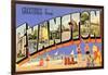 Greetings from Evanston, Illinois-null-Framed Art Print