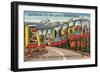 Greetings from Evanston, Wyoming-null-Framed Art Print