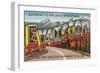 Greetings from Evanston, Wyoming-null-Framed Art Print