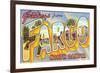 Greetings from Fargo, North Dakota-null-Framed Art Print