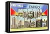 Greetings from Fargo, North Dakota-null-Framed Stretched Canvas