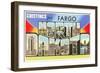 Greetings from Fargo, North Dakota-null-Framed Art Print