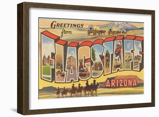 Greetings from Flagstaff, Arizona-null-Framed Art Print