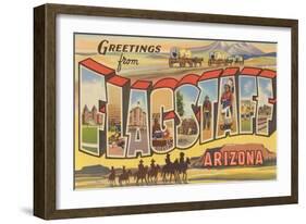 Greetings from Flagstaff, Arizona-null-Framed Art Print