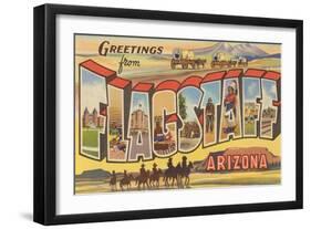 Greetings from Flagstaff, Arizona-null-Framed Art Print
