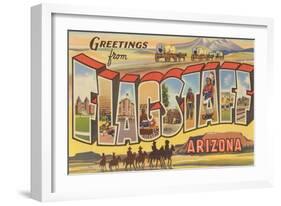 Greetings from Flagstaff, Arizona-null-Framed Art Print