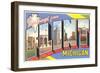 Greetings from Flint, Michigan-null-Framed Art Print