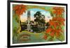 Greetings from Florida, Bok Tower-null-Framed Art Print