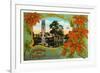 Greetings from Florida, Bok Tower-null-Framed Premium Giclee Print