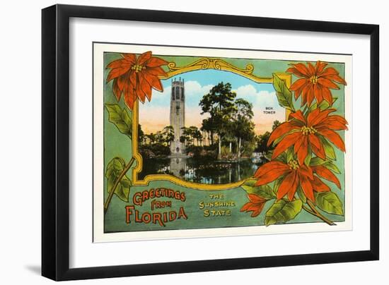 Greetings from Florida, Bok Tower-null-Framed Art Print