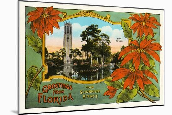 Greetings from Florida, Bok Tower-null-Mounted Art Print