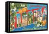 Greetings from Florida, Tropical Wonderland-null-Framed Stretched Canvas