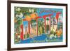 Greetings from Florida, Tropical Wonderland-null-Framed Giclee Print