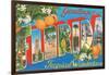 Greetings from Florida, Tropical Wonderland-null-Framed Giclee Print