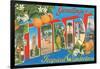 Greetings from Florida, Tropical Wonderland-null-Framed Giclee Print