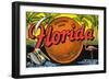 Greetings from Florida-null-Framed Art Print