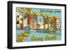 Greetings from Florida-null-Framed Art Print