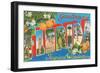 Greetings from Florida-null-Framed Art Print