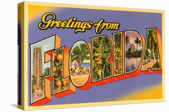 Greetings from Florida-null-Stretched Canvas