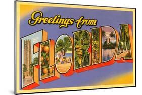 Greetings from Florida-null-Mounted Art Print