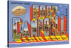 Greetings from Fort Campbell, Kentucky-null-Stretched Canvas