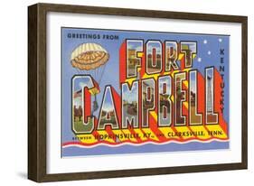 Greetings from Fort Campbell, Kentucky-null-Framed Art Print