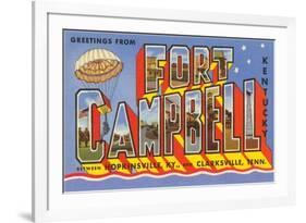 Greetings from Fort Campbell, Kentucky-null-Framed Art Print