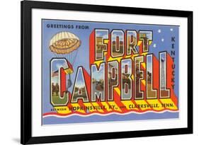 Greetings from Fort Campbell, Kentucky-null-Framed Art Print