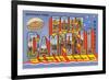 Greetings from Fort Campbell, Kentucky-null-Framed Premium Giclee Print