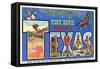 Greetings from Fort Davis, Texas-null-Framed Stretched Canvas