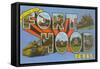 Greetings from Fort Hood, Texas-null-Framed Stretched Canvas