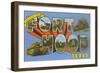 Greetings from Fort Hood, Texas-null-Framed Art Print