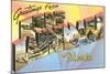 Greetings from Fort Lauderdale, Florida-null-Mounted Giclee Print