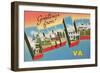 Greetings from Fort Lee, Virginia-null-Framed Art Print