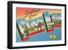 Greetings from Fort Lee, Virginia-null-Framed Art Print