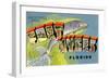 Greetings from Fort Myers, Florida-null-Framed Giclee Print