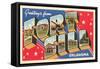 Greetings from Fort Sill, Oklahoma-null-Framed Stretched Canvas