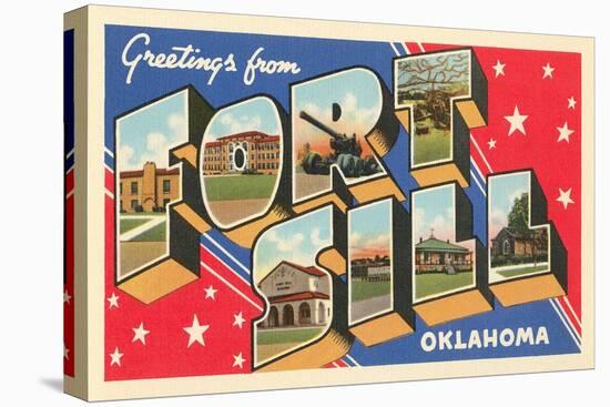 Greetings from Fort Sill, Oklahoma-null-Stretched Canvas