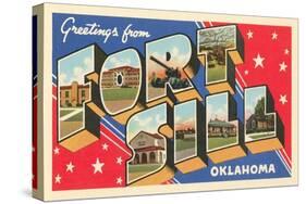 Greetings from Fort Sill, Oklahoma-null-Stretched Canvas
