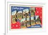 Greetings from Fort Sill, Oklahoma-null-Framed Premium Giclee Print